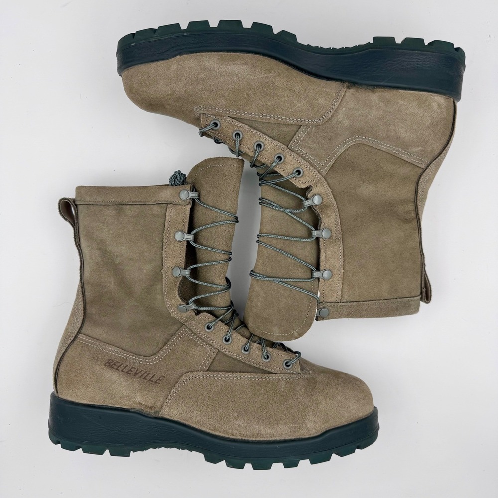 NWOT Belleville 675ST Mens 12R Steel Toe Insulated Waterproof Combat Boots Sage